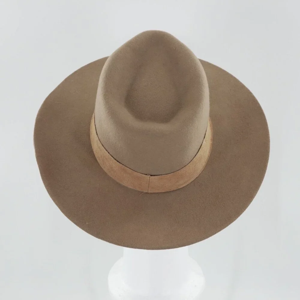 Wyeth Logan Rancher Wool Hat Unisex O/S Classic Fall Distinguished Winter Staple